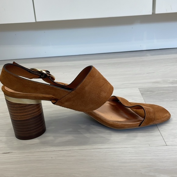 Ted Baker Azmara Suede Block Heel Sandals - Picture 16 of 16